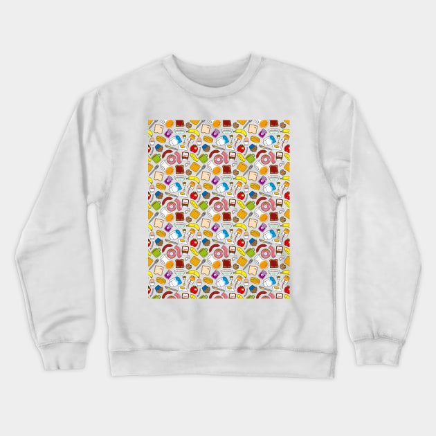 Cute breakfast Crewneck Sweatshirt by WafflemeAndCo1